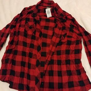 Flannel button-up